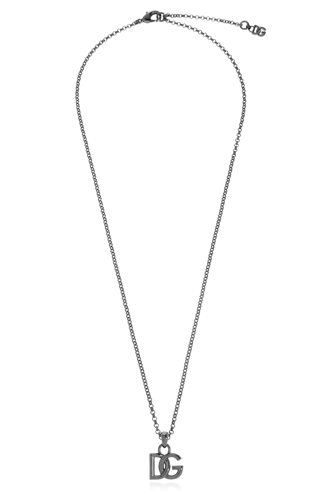 Dolce & Gabbana Necklace with a pendant in the shape of a logo